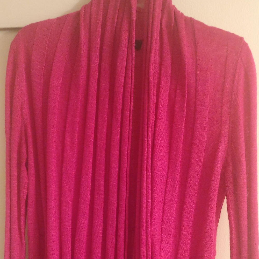 INC Fuchsia (Hot Pink) Cardigan Size Small